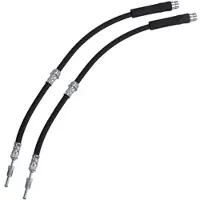 BESTPRICE 2x Bremsschlauch [Hersteller-Nr. 10621595] für Mazda, Ford