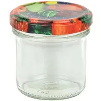 MamboCat 75er Set Sturzglas 167 ml To 66 Obst Dekor Deckel incl. Diamant Gelierzauber Rezeptheft
