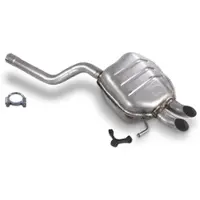 BESTPRICE Endschalldämpfer + Montagematerial [Hersteller-Nr. 40668606] für VW, Skoda