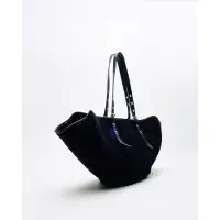 Núnoo Nora Suede Black W. Gold Größe: OS | Handtaschen Outlet | Damen | Schwarz
