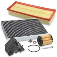 BESTPRICE Inspektionspaket Filtersatz SET B [Hersteller-Nr. 10694800] für Citroën, Peugeot