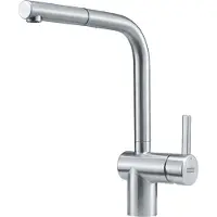 Franke Atlas Neo, Ziehen, Edelstahl, Hebelgriffe, Einzelbild, Typ L, Keramik