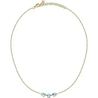 Morellato - Luxury gold-plated necklace with cubic zirconias Tesori SAIW302