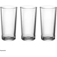 Montana Trinkglas Gala 260 ml, 3 Stück, Transparent