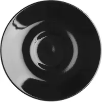 Olympia Cafe Espresso Untertasse Schwarz (12 Stück)