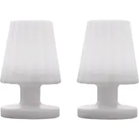 Lumisky LADY MINI Tischlampen H22CM Polyethylen Weiss