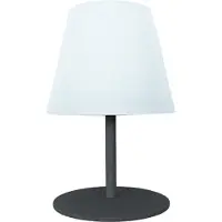 Lumisky TWINS Kabellose Tischleuchte H16CM Stahl Grau