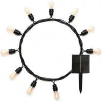 Lumisky Solar Flammen Lichterkette FLAME 8m