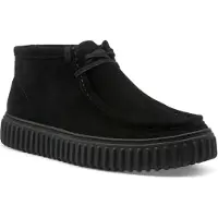 Clarks Torhill Hi Wildlederschuhe, Schwarz 42 EU