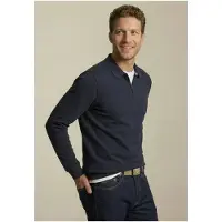 Fynch&Hatton Langarmshirt normale Passform, mit Zipper, mit Hemdkragen, hüftbedeckende Länge