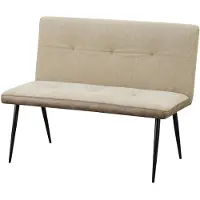 HTI 2-Sitzer Bank Antikbraun/Taupe Joschka