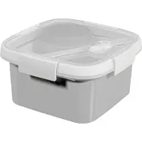 Curver pojemnik na żywność kwadratowy lunch kit 1,1l / brzoskwiniowy