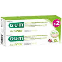 Gum Aktiv-Zahnpasta Q10 Satz von 2 x 16,3x3,8x8 cm