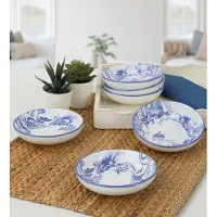 Hermia Concept , ST489306F004A79DM00MAYD100, Saucenschalen-Set aus Keramik (6-teilig), Weiß, 100 % KERAMIK, 13 x 13 x 3,3 cm