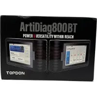 TOPDON OBD2 Diagnosegerät ArtiDiag800BT,Alle Systemdiagnosen &28 Servicefunktionen,obd2 diagnosegerät für alle Fahrzeuge, e Updates, Kabellose Verbindung, Schwarz