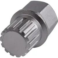 SW-Stahl 02381L-13 Felgenschloss-Demontage-Adapter I Adapter 12 I Demontage Werkzeug zum Lösen der Radsicherung I Lösewerkzeug für Felgenschlösser I Felgenschloss Ausdreher
