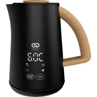 Infinity Goods Milchaufschäumer - Elektrisch - 4 Funktionen - 500ML - Milchaufschäumer - Heizung - Antihaftbeschichtung - Schwarz