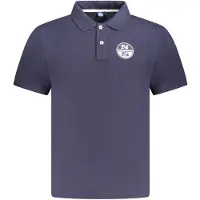 North sails Herren KURZARM-POLO Blau 995013000_BL0802 : Größe - M Größe: M