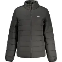 FILA Damenjacke Schwarz: Langarm, Regular Fit, Wind- & Wasserabweisend