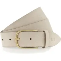Mustang Ledergürtel "Anna" mit angerauter, velourisierter Oberfläche, 3,5 cm breit