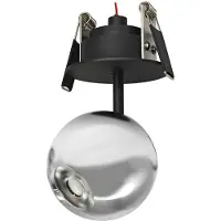 Beneito Faure Bora LED-Einbaustrahler 8,5 W 36° 3000 K Silber - Hocheffizienter, verstellbarer Kugelstrahler -