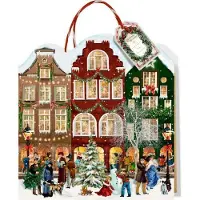 Sonstige Verlage Weihnachtsstraße Adventskalender-Tasche