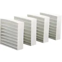 Stiebel Eltron G4 Filtermattenset FMS G4-4 für Lüftungsgerät LWE 40, Grobstaubfilter Staub - Pollen - G2-G4-M5-F7, 4 Stück, weiß, 236676