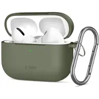 TechProtection Tech-Protect Silikonhaken Für Apple Airpods Pro 3 Olivgrün
