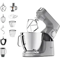 Kenwood Titanium Chef Baker XL, 7 l, Silber, Drehregler, 5 l, Edelstahl, 1200 W