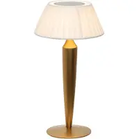 Zafferano Flaminia LED-Akkuleuchte-Gold-mit LED (2200K/2700K/3000K)
