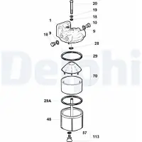 Delphi Kraftstofffilter 5836B490