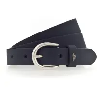 Mustang Ledergürtel "Harper" schmale Form, 2,5 cm breit, aus Rindsleder, mit ovaler Schließe