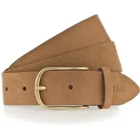 Mustang Ledergürtel "Anna" mit angerauter, velourisierter Oberfläche, 3,5 cm breit