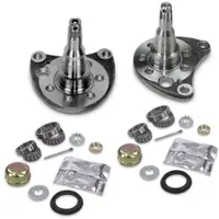 BESTPRICE 2x Achszapfen/Radnabe+2x Radlager hinten [Hersteller-Nr. 40279740] für VW, Seat