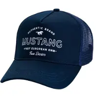 Mustang Baseball Cap "Taylor" 1 Stk. mit gerundetem Schirm, aus Baumwolle
