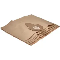 VHBW 5x Staubbeutel kompatibel mit Tornado TO 823 / TO823, TO 820 / TO820, TO 815 / TO815, TO 813 / TO813 Staubsauger - 31,5cm x 19cm braun