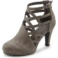 LASCANA Stiefelette Stiefel, Boots, grau Größe 39
