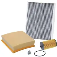 BESTPRICE Inspektionspaket Filtersatz SET A [Hersteller-Nr. 10694234] für Vauxhall, Opel