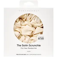 Vegan Boost Satin Haargummis Nude Große Größe - 6 Stück