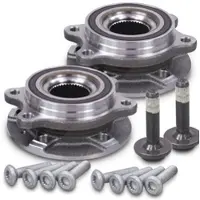 BESTPRICE 2x Radlager mit Radnabe vorne/hinten [Hersteller-Nr. 40279795] für Porsche, Audi