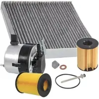 BESTPRICE Inspektionspaket Filtersatz SET B [Hersteller-Nr. 10694411] für Ford, Volvo