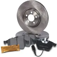 BESTPRICE Bremsscheiben+Bremsbeläge Vorderachse BELÜFTET [Hersteller-Nr. 10601425] für Seat, Skoda, Audi, VW