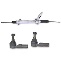 BESTPRICE Lenkgetriebe + 2x Spurstangenkopf [Hersteller-Nr. 40513922] für VW, Mercedes-Benz
