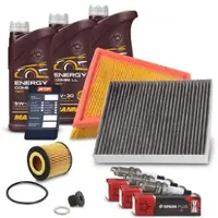 BESTPRICE Inspektionspaket Set C + 3l 5W-30 Motoröl [Hersteller-Nr. 40486583] für VW, Skoda, Seat