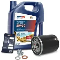 BESTPRICE Ölwechsel SET + 5L 5W-30 Motoröl [Hersteller-Nr. 40668706] für VW, Toyota, Subaru, Geely, Fiat, Suzuki