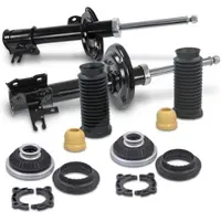 BESTPRICE 2x Stossdämpfer +Domlager +Staubschutz vorne [Hersteller-Nr. 31418755] für Opel