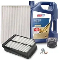 BESTPRICE Inspektionspaket Filtersatz SET A + 5L ÖL [Hersteller-Nr. 40003907] für Suzuki
