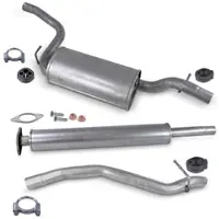 BESTPRICE Schalldämpfer Set + Montagematerial [Hersteller-Nr. 40984795] für Ford