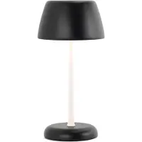 Zafferano Smart Lamp Trilli Wi-Fi - Wiederaufladbare LED, Touch, Wi-Fi-App, Weiß und Schwarz dekorierte Keramik