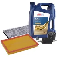 BESTPRICE Inspektionspaket Filtersatz SET B + 5l ÖL [Hersteller-Nr. 40207944] für Opel